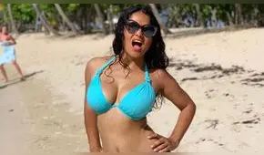 Salma Hayek adelantó cumpleaños con foto en bikini provocando reacción de Lenny Kravitz