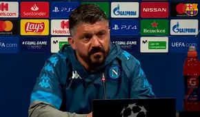 Gennaro Gattuso: “Jugar contra el Barcelona será como escalar el Everest” [VIDEO]