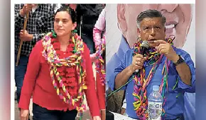Verónika Mendoza y César Acuña apoyan a candidatos en Puno y Tacna [VIDEOS]