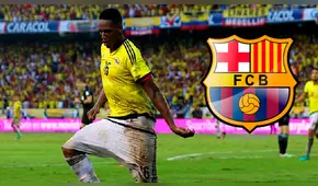 El colombiano Yerry Mina es nuevo jugador del FC Barcelona