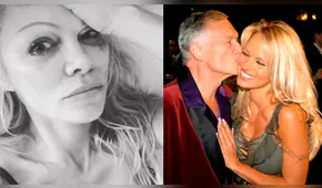 Pamela Anderson despide con extraño video a Hugh Hefner y alarma a fans
