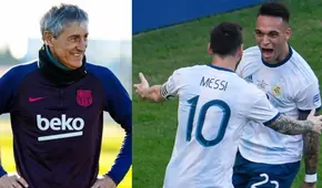 Técnico del Barcelona: "¿Si a Messi le gusta Lautaro? Tendremos que preguntarle”