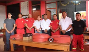 Entregan implementos a la Compañía de Bomberos de Lambayeque