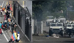 Juan Guaidó desafía a Maduro con marchas hacia cuarteles militares