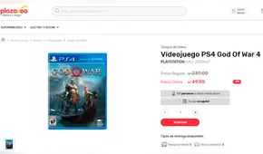 Cyber Monday: God of War de PS4 a menos de 70 soles en esta tienda [FOTOS]