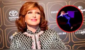 Angélica María sufrió caída y público quedó en shock [VIDEO]