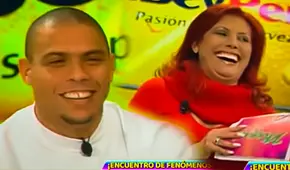 La vez que Magaly le pidió al exfutbolista Ronaldo pasar la noche juntos