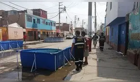 Retiran más de 50 piscinas portátiles instaladas del Callao 