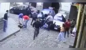 Batalla campal afuera de discoteca en Centro Histórico de Cusco [VIDEO]