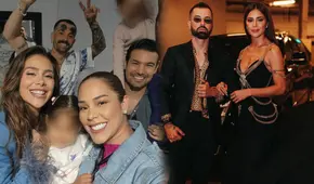 Mike Bahía y Greeicy tuvieron un íntimo encuentro con Karen Schwarz y Ezio Oliva previo a su show