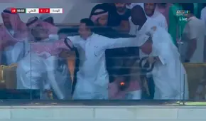 Presidente de un club saudí se desmaya por celebrar un gol al último minuto [VIDEO]