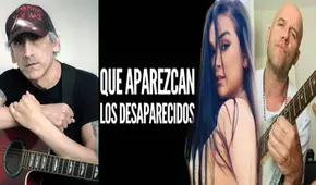 Artistas se unen a búsqueda de desaparecidos en marcha contra Manuel Merino