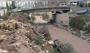 Vecinos arrojan desmonte y basura en ribera del río Rímac [VIDEO]