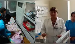 Bebé de 2 meses que fue ultrajada por su padre viene recuperándose en Lima [VIDEO]