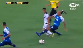 Melgar vs Palmeiras: brutal falta de Felipe Melo a Alexis Arias en Copa Libertadores [VIDEO]