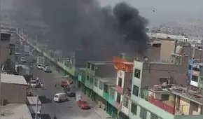 Santa Anita: Reportan incendio de grandes proporciones en tercer piso de un inmueble [VIDEO] 