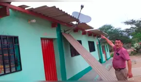 Lambayeque: fuertes vientos destruyen techo de colegio en Salas