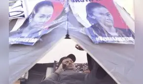 Fujimoristas visitaron a Mark Vito por descompensación en huelga de hambre [FOTOS]