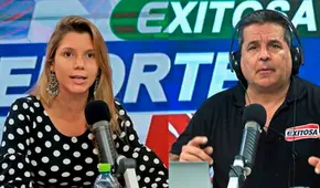 Alexandra Hörler anunció su salida de Exitosa Deportes por discrepancias con Gonzalo Núñez