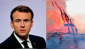 Polémica: Macron 'arde' en la portada de Charlie Hebdo tras incendio en Notre Dame [FOTO]