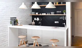Barras ideales para cocinas de departamentos pequeños