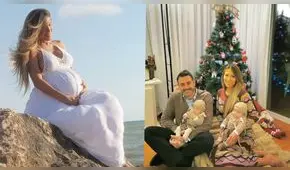 Delly Madrid se muestra tierna al lado de sus mellizas por Navidad