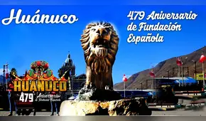 Huánuco celebrará aniversario 479 con grandes artistas nacionales e internacionales