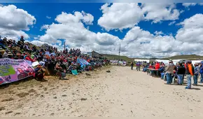 Las Bambas: comuneros desbloquean carretera de Yavi Yavi desde este sábado