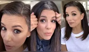 Eva Longoria enseña cómo se tiñe el cabello durante la cuarentena [VIDEO]