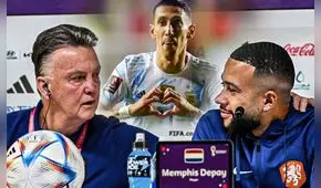 Di María llamó a Van Gaal su peor DT, él responde: “Memphis era igual, ahora nos besamos en la boca”