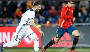 España derrotó con lo justo a Bosnia en amistoso FIFA 2018 [RESUMEN]