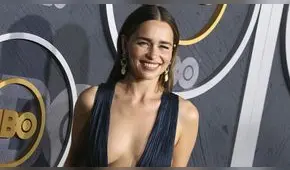 Emilia Clarke y el osado escote que lució en la ceremonia de los Emmys 2019