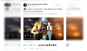 Shawn Mendes y Miley Cyrus impactan con nueva versión de 'In My Blood' 