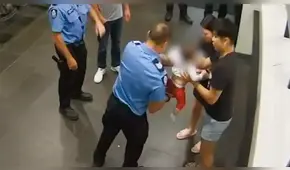 Milagro de Navidad: policía salva a bebé de ahogarse en Nochebuena [VIDEO]