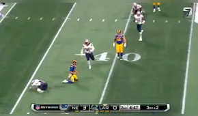 Super Bowl 2019 EN VIVO: Jared Goff falla jugada crucial y termina de rodillas [VIDEO]