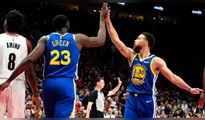Warriors derrotó a Blazers 110-99 en el tercer juego de la final de Conferencia Oeste de la NBA