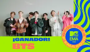 BTS es el máximo ganador de los MTV EMA 2020 con cuatro premios