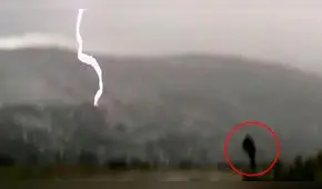 Cusco: Candidato al Congreso se salva de morir fulminado por un rayo [VIDEO]