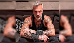 Gianluca Vacchi baila con ropa de baño de mujer y tacones 