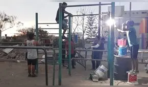 Jóvenes piden apoyo para continuar con la reparación de parques [VIDEO]