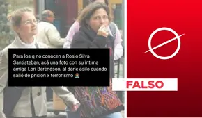 Es falso que Rocío Silva le dio asilo a la terrorista Lori Berenson