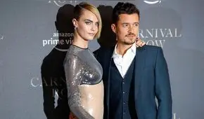 Orlando Bloom confiesa su incomodidad al grabar escenas sexuales con Cara Delevingne 