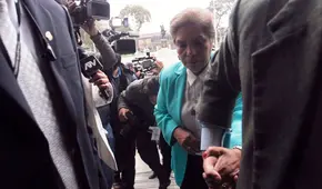 Luz Salgado fue trasladada a tópico del Congreso por presión alta 