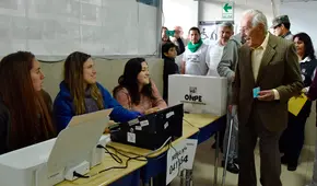 Elecciones 2020: Luis Bedoya Reyes, próximo a cumplir 101 años, emitió su voto