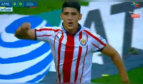 América vs Chivas: el sensacional golazo de Alan Pulido en el Clásico Nacional [VIDEO]