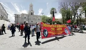 Gremios de Arequipa preparan marcha para exigir nuevas elecciones 