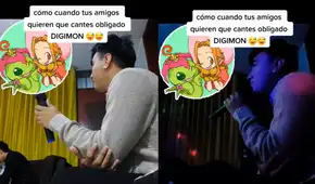 Sus amigos le piden que cante tema de “Digimon” y él los sorprende con su asombrosa voz Sus amigos le piden que cante tema de “Digimon” y él los sorprende con su asombrosa voz
