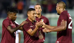 Venezuela, con goles de Rondón y Machís, venció 2-0 a Trinidad y Tobago por fecha FIFA [RESUMEN]