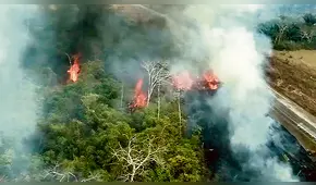 Incendio en la Amazonía: Pedidos de ayuda y protestas en Madre de Dios y Lima