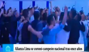 Alianza Lima: Así festejaron el título nacional en la intimidad [VIDEO]